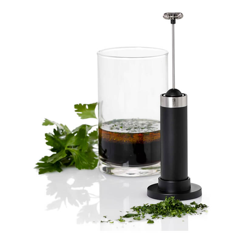 AdHoc Milch- & Saucenschäumer Rapid mit Ständer aus Edelstahl & Kunststoff weitere Ansicht AdHoc Milch- & Saucenschäumer Rapid mit Ständer aus Edelstahl & Kunststoff