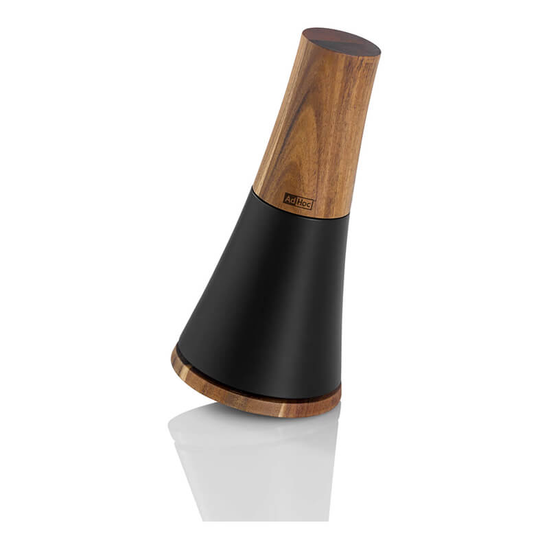 AdHoc Kreiselmühle Spin für Pfeffer / Salz mit Ceramic Mahlwerk CeraCut® aus Akazienholz & Kunststoff, 18,5 cm weitere Ansicht AdHoc Kreiselmühle Spin für Pfeffer / Salz mit Ceramic Mahlwerk CeraCut® aus Akazienholz & Kunststoff, 18,5 cm