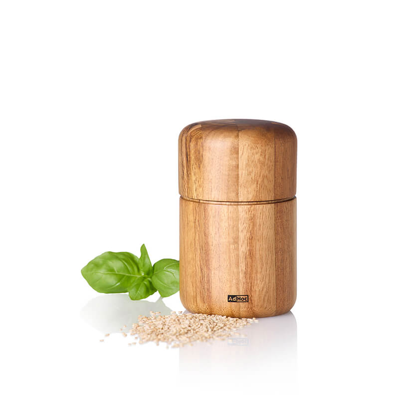AdHoc Leinsamen- & Sesammühle Seedo mit PolyCut Präzisions-Mahlwerk aus Akazienholz, 10,4 cm weitere Ansicht AdHoc Leinsamen- & Sesammühle Seedo mit PolyCut Präzisions-Mahlwerk aus Akazienholz, 10,4 cm