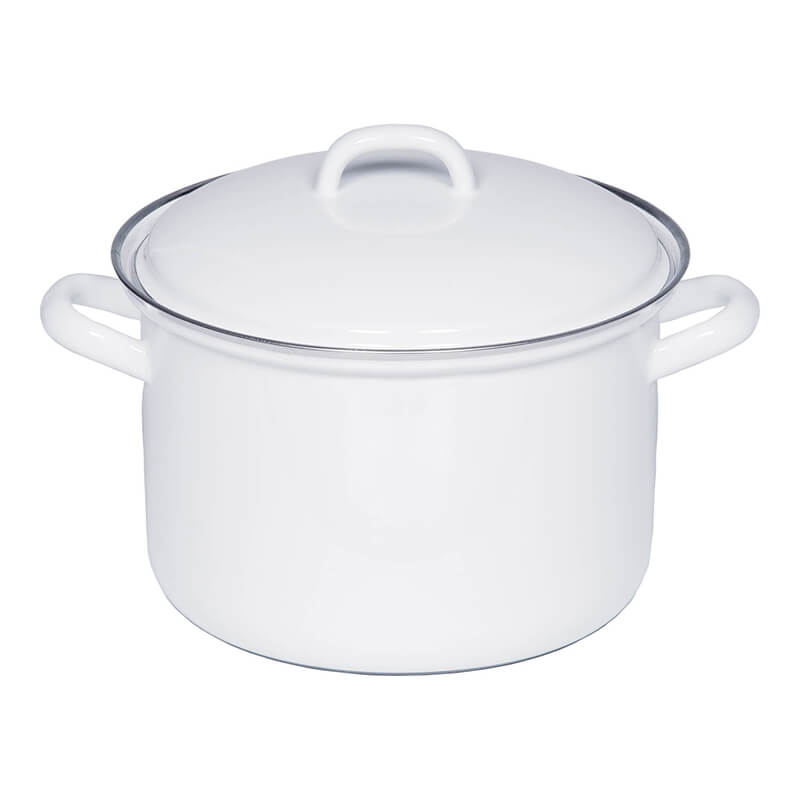 Riess Fleischtopf mit Deckel weiß, 18 cm - 2,5 l weitere Ansicht Riess Fleischtopf mit Deckel weiß, 18 cm - 2,5 l