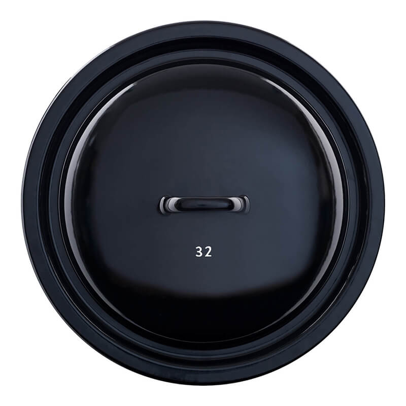 Riess Zwergen & Riesen Deckel schwarz, 32 cm weitere Ansicht Riess Zwergen & Riesen Deckel schwarz, 32 cm