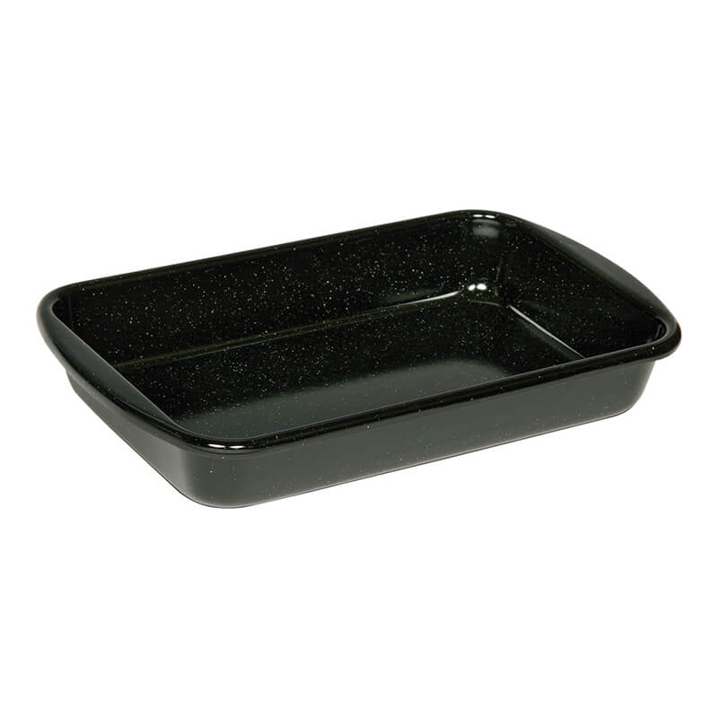 Riess Bratrohrpfanne schwarz, 33 x 42 x 7 cm weitere Ansicht Riess Bratrohrpfanne schwarz, 33 x 42 x 7 cm