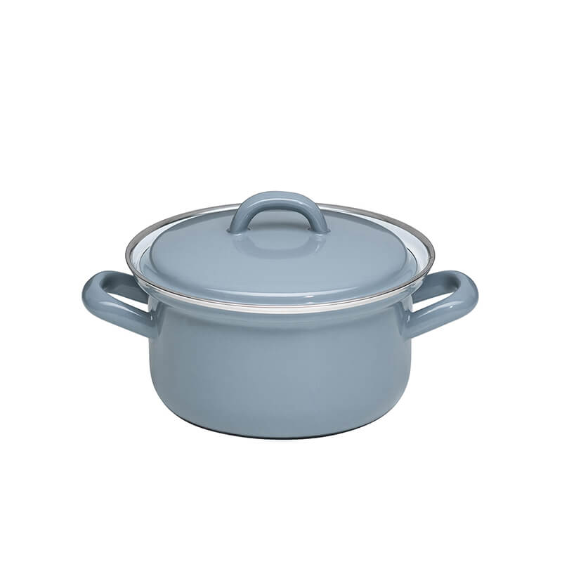 Riess Kasserolle mit Deckel grau, 14 cm - 0,75 l weitere Ansicht Riess Kasserolle mit Deckel grau, 14 cm - 0,75 l