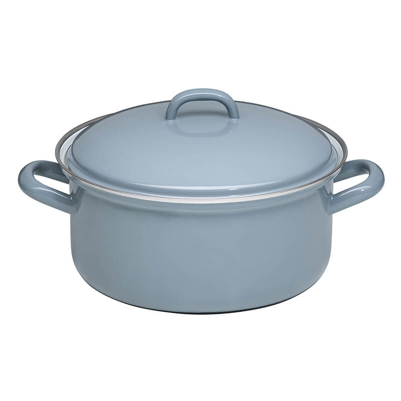 Riess Kasserolle mit Deckel grau, 22 cm - 3 l weitere Ansicht Riess Kasserolle mit Deckel grau, 22 cm - 3 l
