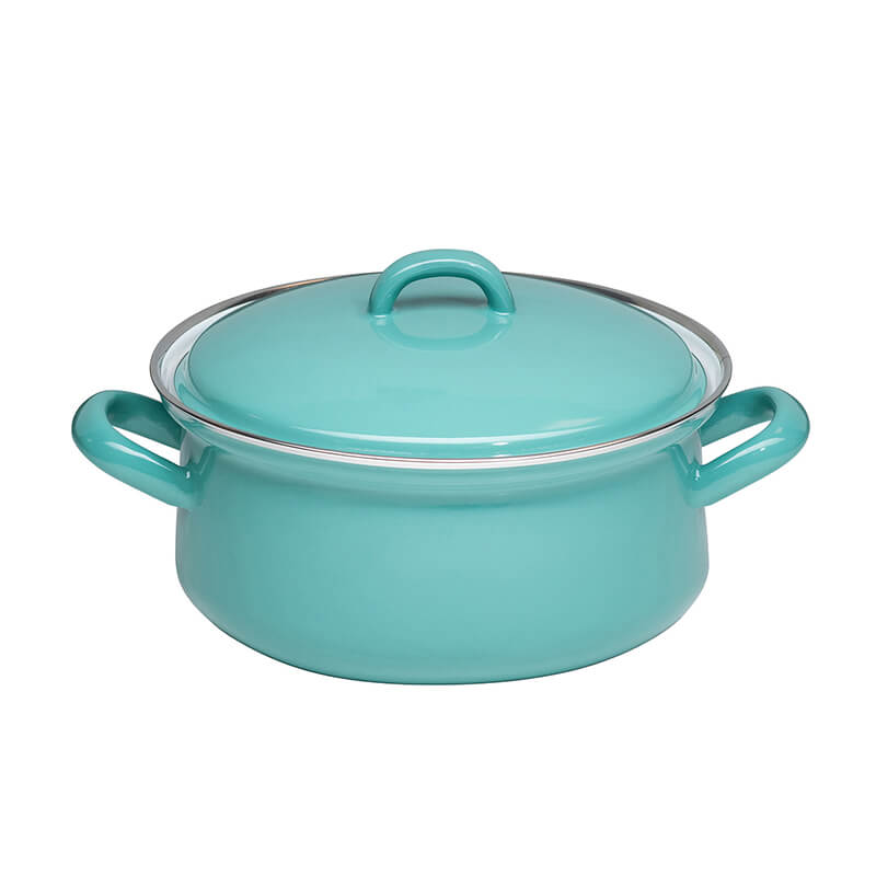 Riess Kasserolle mit Deckel türkis mittel, 18 cm - 1,5 l weitere Ansicht Riess Kasserolle mit Deckel türkis mittel, 18 cm - 1,5 l