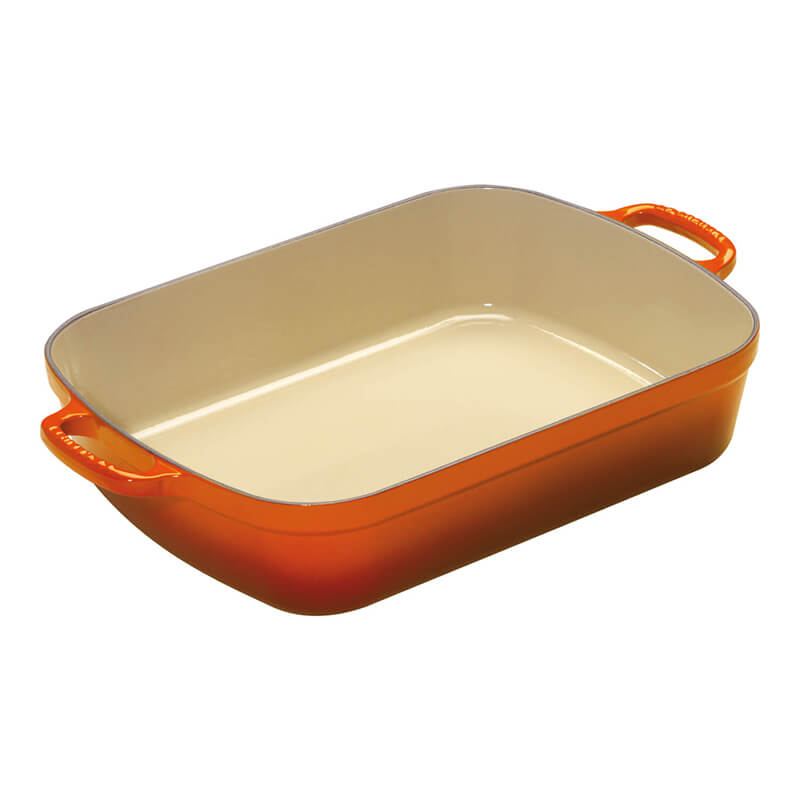 Le Creuset Bratreine Signature Gusseisen ofenrot, 37 x 29 cm weitere Ansicht Le Creuset Bratreine Signature Gusseisen ofenrot, 37 x 29 cm