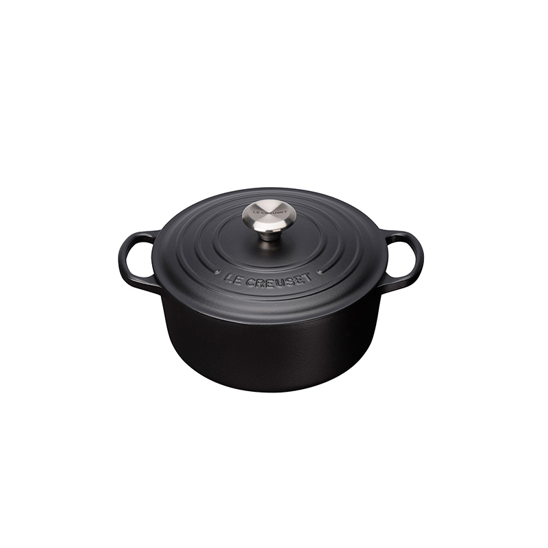 Le Creuset Bräter rund Signature schwarz, 26 cm weitere Ansicht Le Creuset Bräter rund Signature schwarz, 26 cm