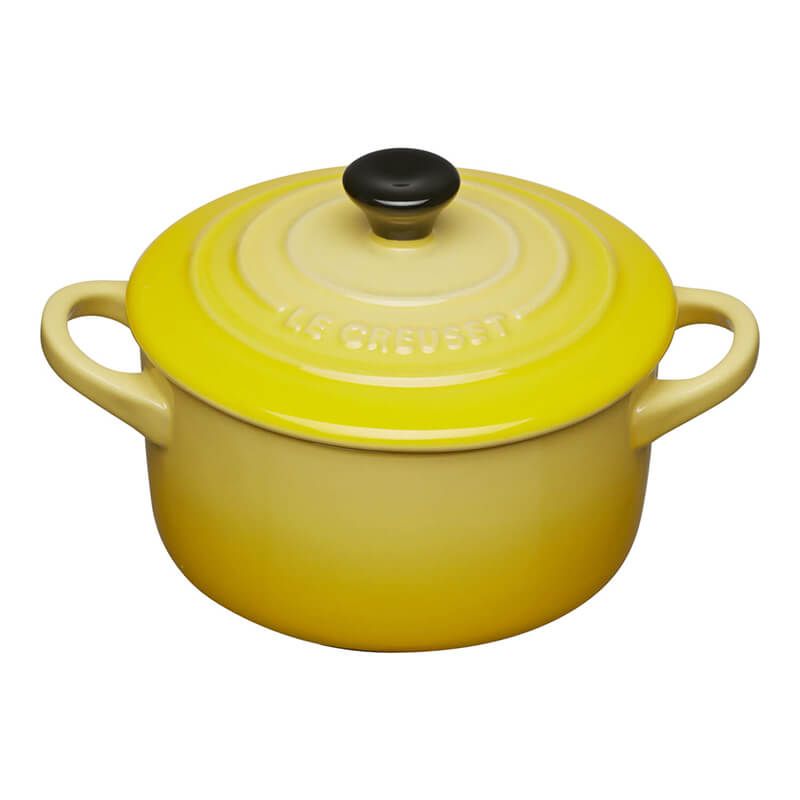 Le Creuset Mini Cocotte citrus weitere Ansicht Le Creuset Mini Cocotte citrus