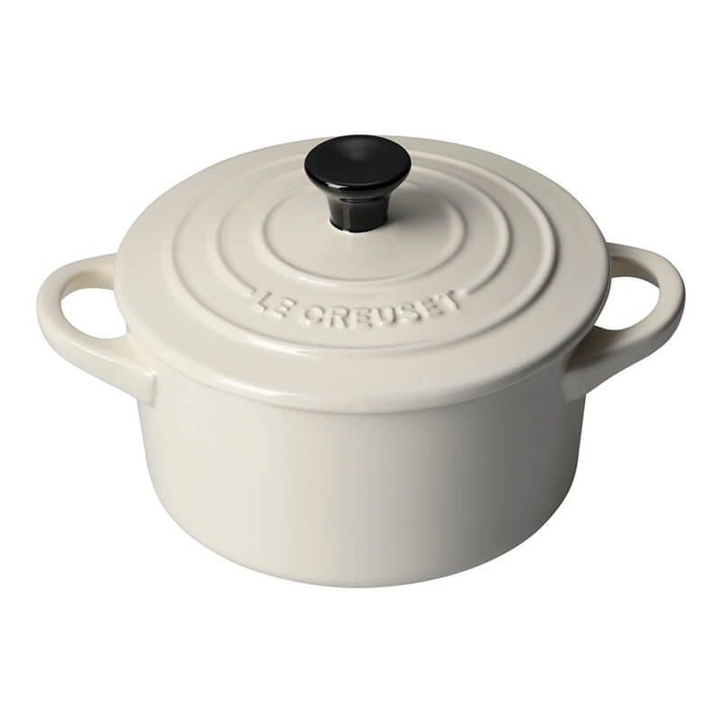 Le Creuset Mini Cocotte creme weitere Ansicht Le Creuset Mini Cocotte creme