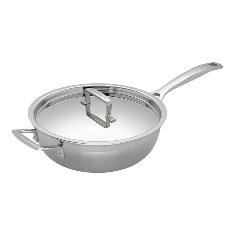 Le Creuset 3-ply Sautépfanne Antihaft mit Deckel, Ø 24 cm weitere Ansicht Le Creuset 3-ply Sautépfanne Antihaft mit Deckel, Ø 24 cm