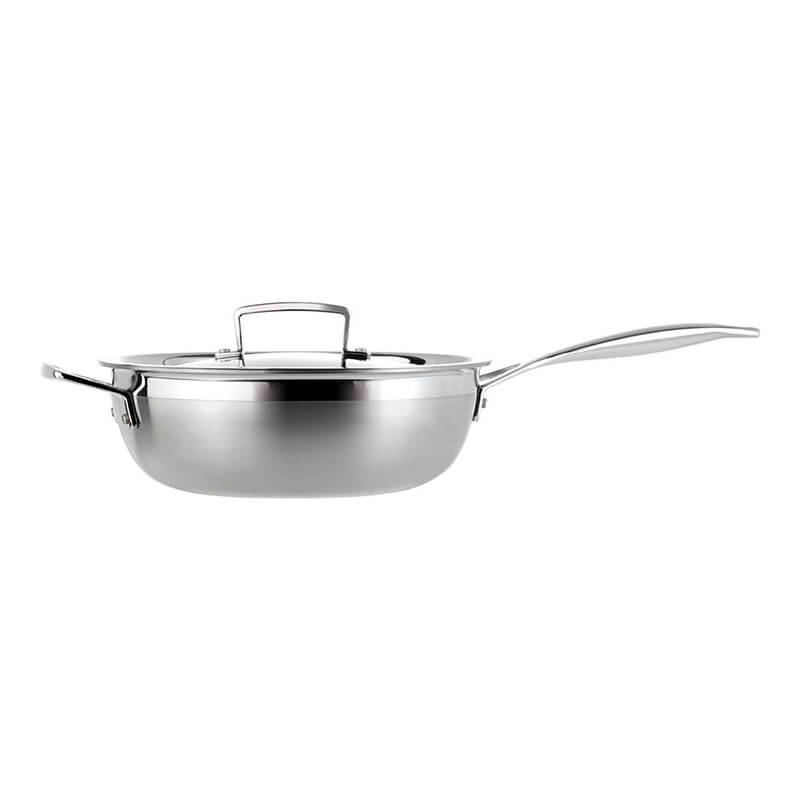 Le Creuset 3-ply Sautépfanne Antihaft mit Deckel, Ø 24 cm weitere Ansicht Le Creuset 3-ply Sautépfanne Antihaft mit Deckel, Ø 24 cm