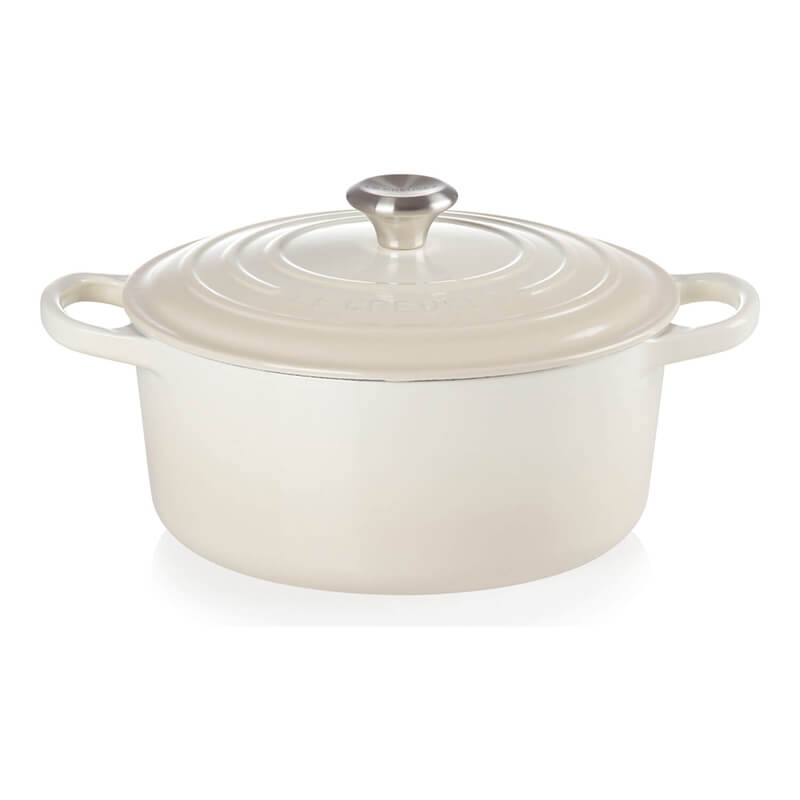 Le Creuset Bräter rund Signature meringue, 22 cm weitere Ansicht Le Creuset Bräter rund Signature meringue, 22 cm