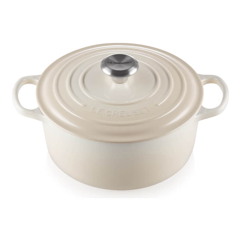 Le Creuset Bräter rund Signature meringue, 24 cm weitere Ansicht Le Creuset Bräter rund Signature meringue, 24 cm