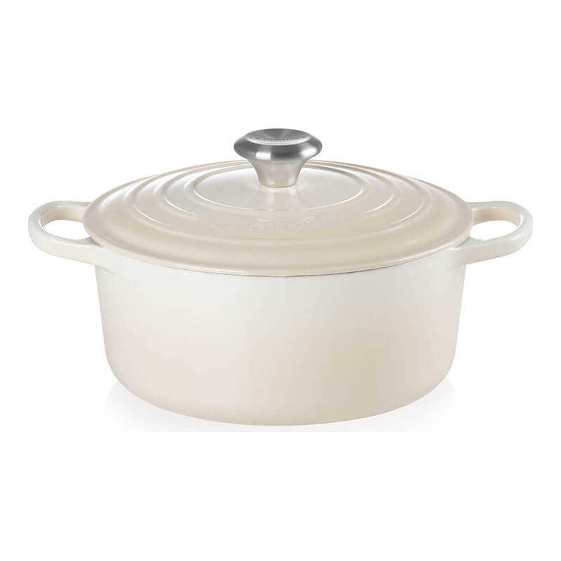 Le Creuset Bräter rund Signature meringue, 24 cm weitere Ansicht Le Creuset Bräter rund Signature meringue, 24 cm
