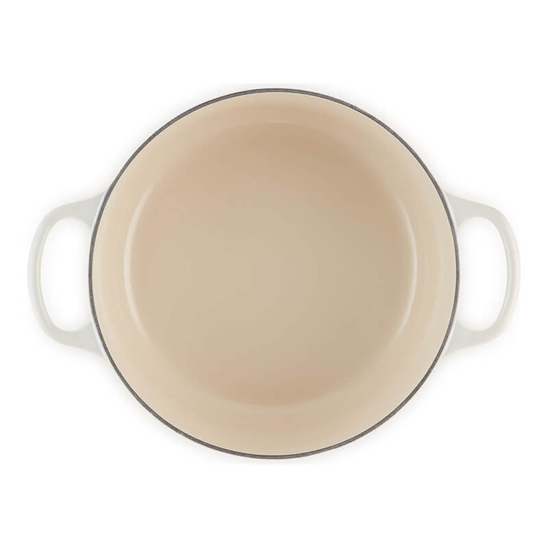 Le Creuset Bräter rund Signature meringue, 24 cm weitere Ansicht Le Creuset Bräter rund Signature meringue, 24 cm