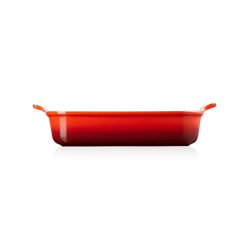 Le Creuset Auflaufform Tradition rechteckig kirschrot, 26 cm weitere Ansicht Le Creuset Auflaufform Tradition rechteckig kirschrot, 26 cm