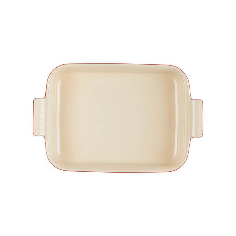 Le Creuset Auflaufform Tradition rechteckig kirschrot, 26 cm weitere Ansicht Le Creuset Auflaufform Tradition rechteckig kirschrot, 26 cm