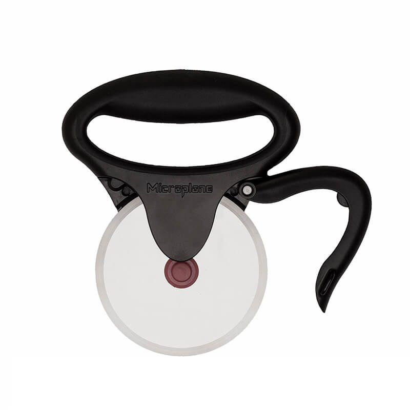 Microplane Pizza Schneider mit herausnehmbarer Klinge, schwarz
