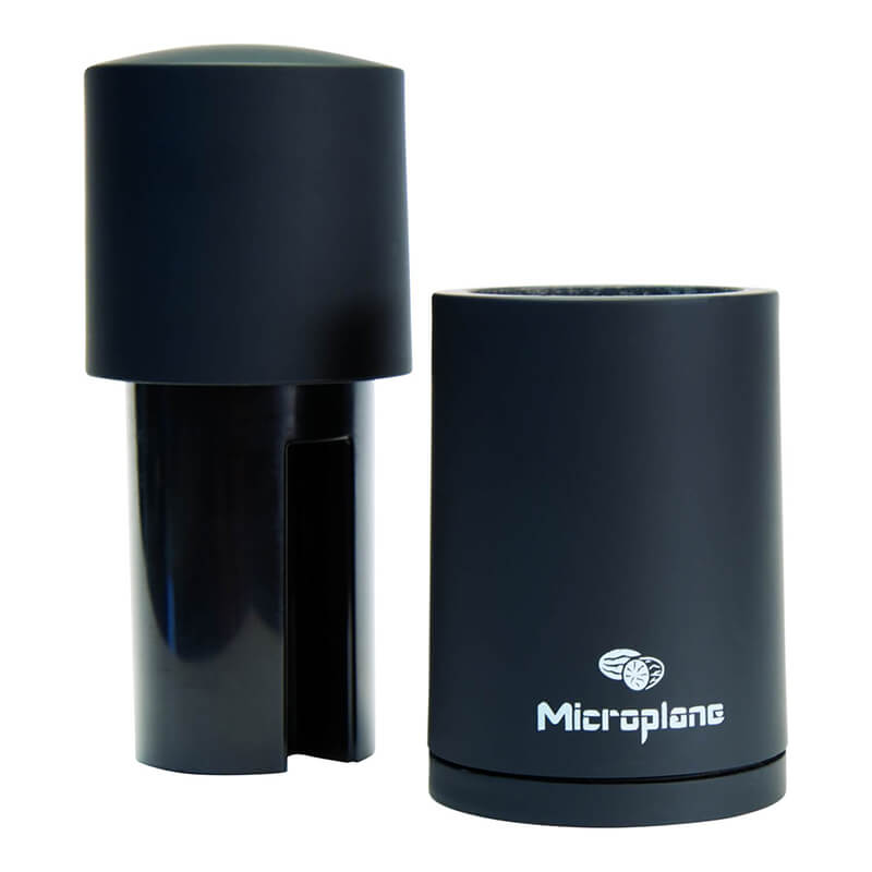 Microplane Gewürzmühle 2 in 1 schwarz