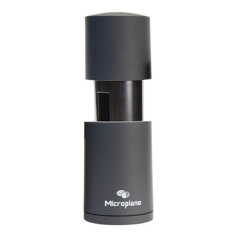 Microplane Gewürzmühle 2 in 1 schwarz
