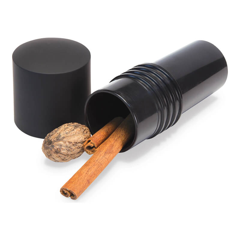 Microplane Gewürzmühle 2 in 1 schwarz