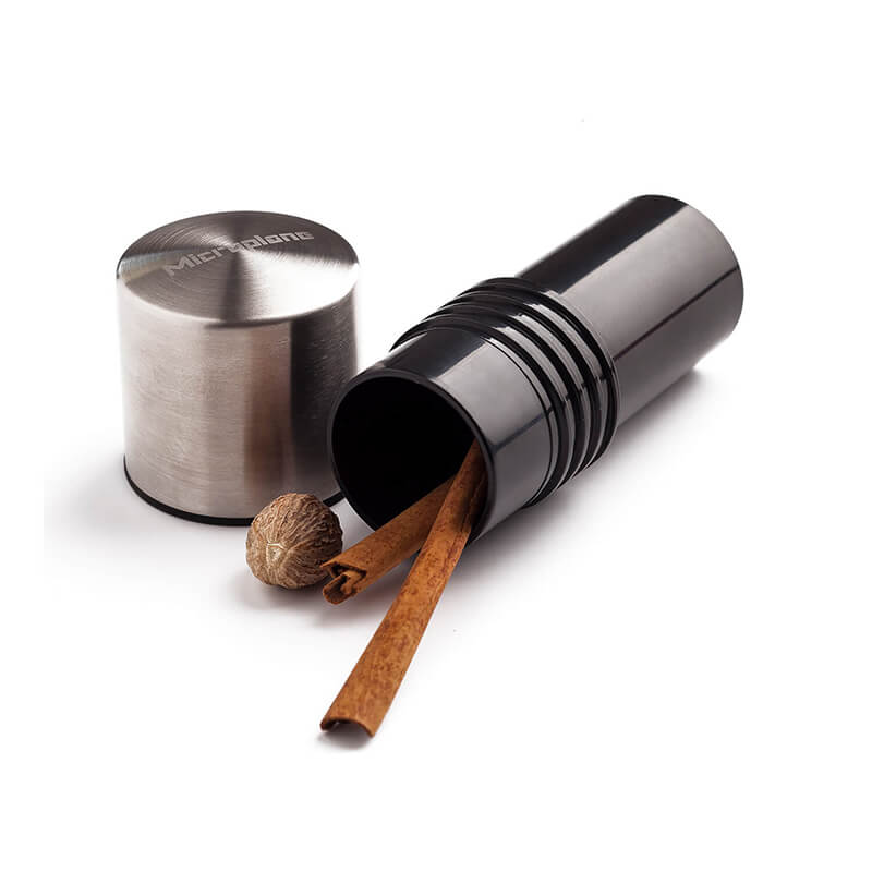 Microplane Gewürzmühle 2 in 1 aus Edelstahl weitere Ansicht Microplane Gewürzmühle 2 in 1 aus Edelstahl