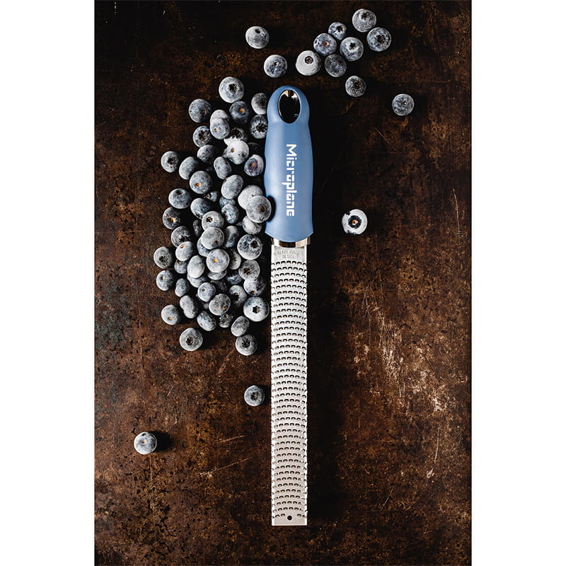 Microplane Premium Zester / Reibe, Denim Blau