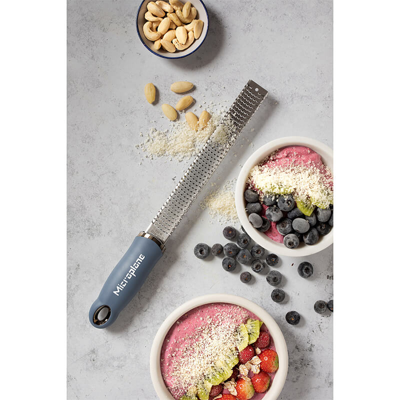 Microplane Premium Zester / Reibe, Denim Blau