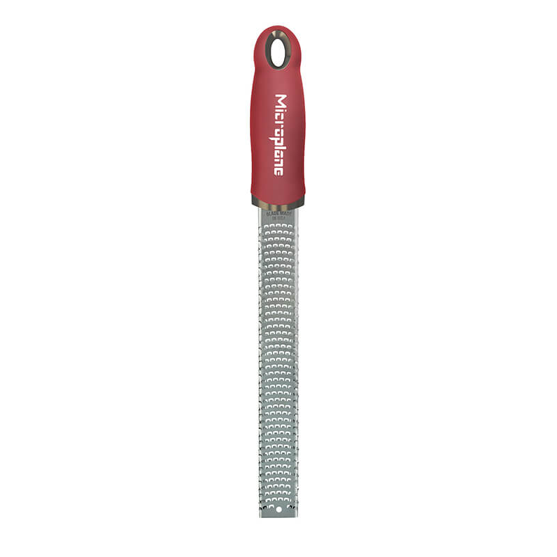 Microplane Premium Zester / Reibe, Granatapfelrot weitere Ansicht Microplane Premium Zester / Reibe, Granatapfelrot