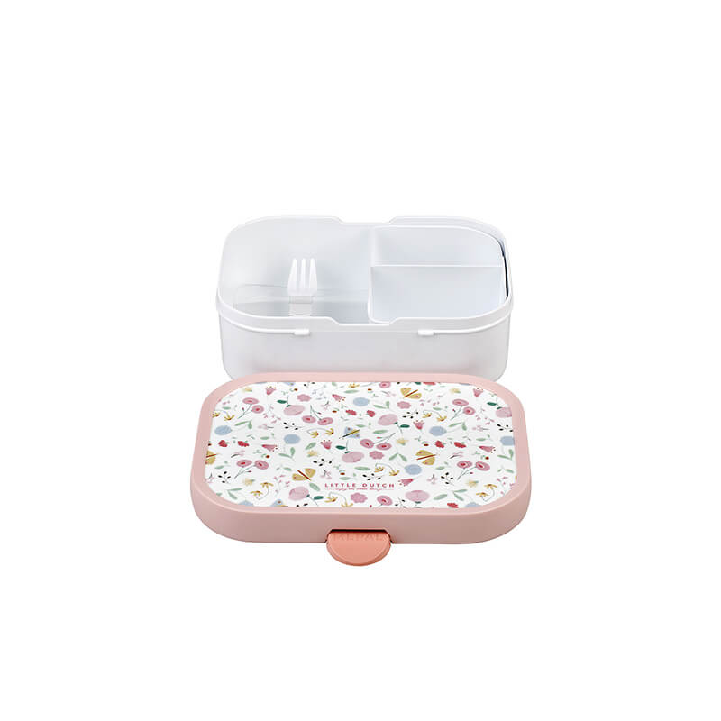 Mepal Brotdose Campus mit Bento-Einsatz für Kinder, Flowers & Butterflies weitere Ansicht Mepal Brotdose Campus mit Bento-Einsatz für Kinder, Flowers & Butterflies