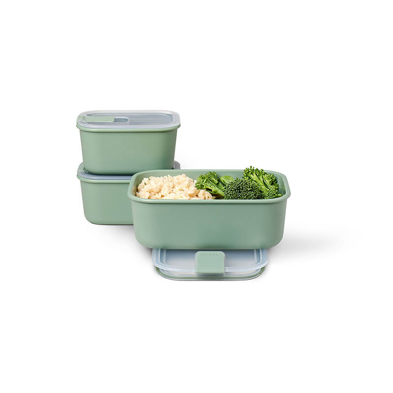 Mepal Set Frischhaltedosen EasyClip nordic sage - 2 x 450 ml, 1000 ml weitere Ansicht Mepal Set Frischhaltedosen EasyClip nordic sage - 2 x 450 ml, 1000 ml