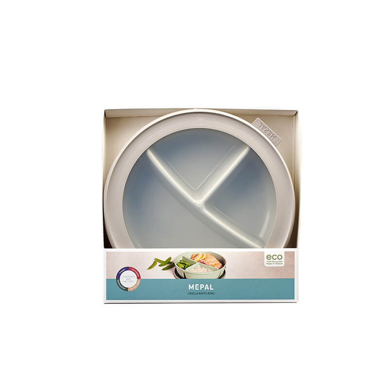 Mepal Bento Schüssel Cirqula mit 3 Kammern, nordic white weitere Ansicht Mepal Bento Schüssel Cirqula mit 3 Kammern, nordic white