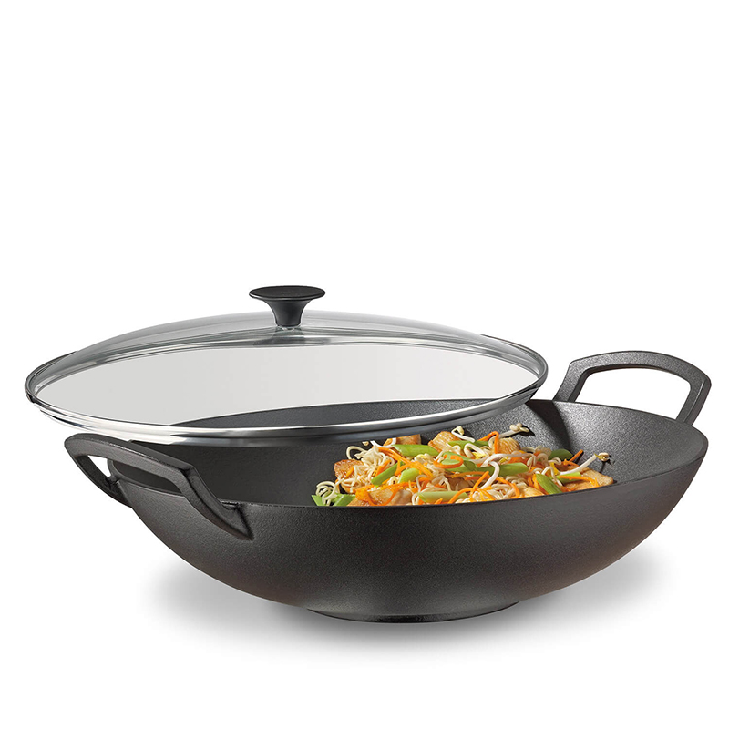Spring Wok-Set mit Glasdeckel, Ø 35 cm weitere Ansicht Spring Wok-Set mit Glasdeckel, Ø 35 cm