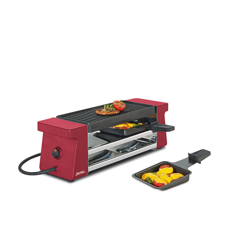 Spring Raclette 2 Compact, rot weitere Ansicht Spring Raclette 2 Compact, rot