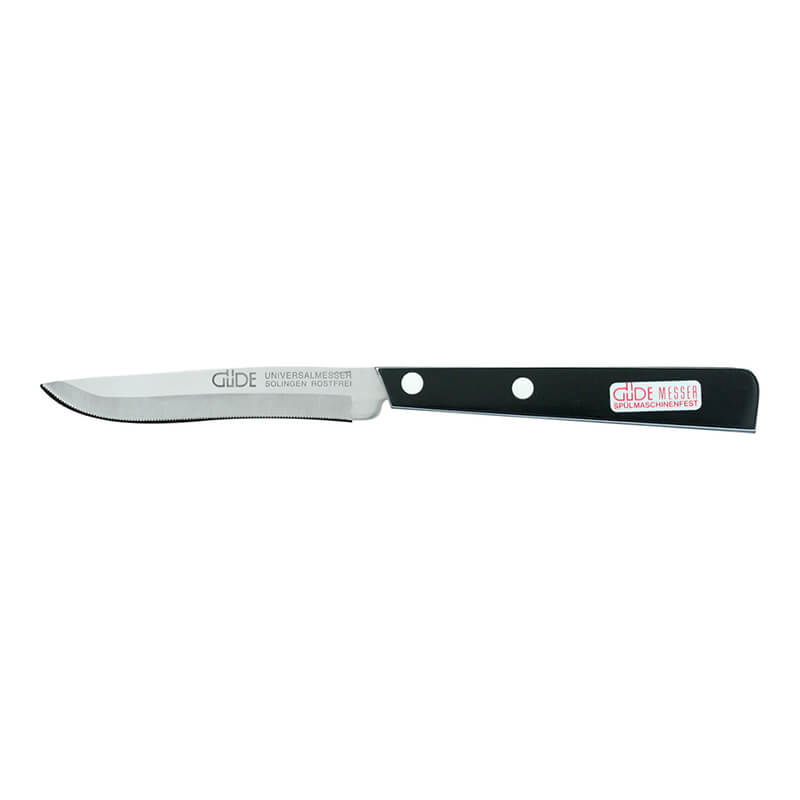 Güde Universalmesser 10 cm Griff schwarz / weiß weitere Ansicht Güde Universalmesser 10 cm Griff schwarz / weiß