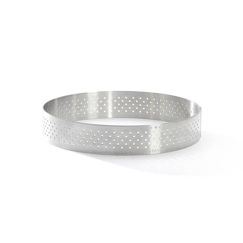 De Buyer Tortenring perforiert aus Edelstahl Ø 10,5 cm weitere Ansicht De Buyer Tortenring perforiert aus Edelstahl Ø 10,5 cm