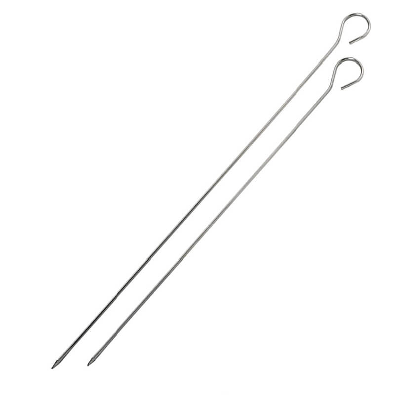 De Buyer Grillspieße 10 Stk. aus Chromstahl, 25 cm