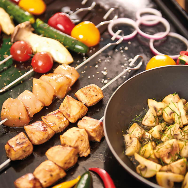 De Buyer Grillspieße 10 Stk. aus Chromstahl, 30 cm weitere Ansicht De Buyer Grillspieße 10 Stk. aus Chromstahl, 30 cm