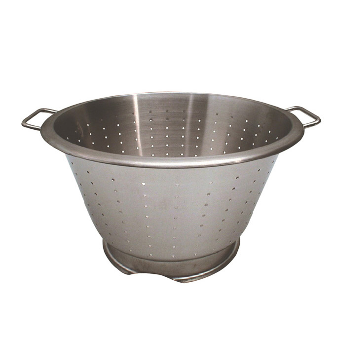 De Buyer Gemüsesieb aus Edelstahl mit Ringfuß und 2 Griffen, Ø 24 cm weitere Ansicht De Buyer Gemüsesieb aus Edelstahl mit Ringfuß und 2 Griffen, Ø 24 cm