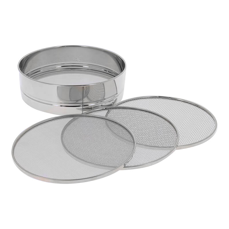 De Buyer Sieb Ø 21 cm aus Edelstahl mit wechselbarem Geflecht 0,5 / 1 / 2 / 3 mm weitere Ansicht De Buyer Sieb Ø 21 cm aus Edelstahl mit wechselbarem Geflecht 0,5 / 1 / 2 / 3 mm