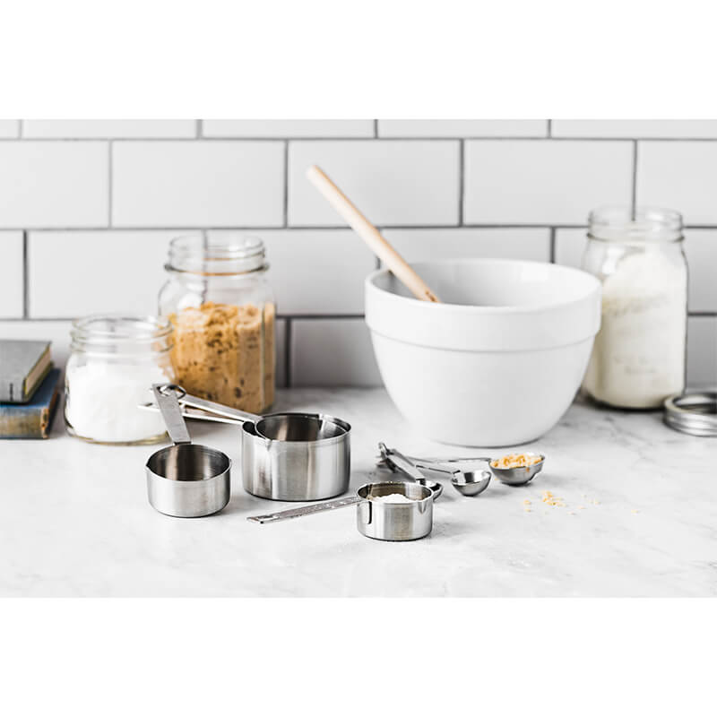 De Buyer Messlöffel-Set 4tlg. aus Edelstahl, 60 ml, 80 ml, 125 ml, 250 ml weitere Ansicht De Buyer Messlöffel-Set 4tlg. aus Edelstahl, 60 ml, 80 ml, 125 ml, 250 ml