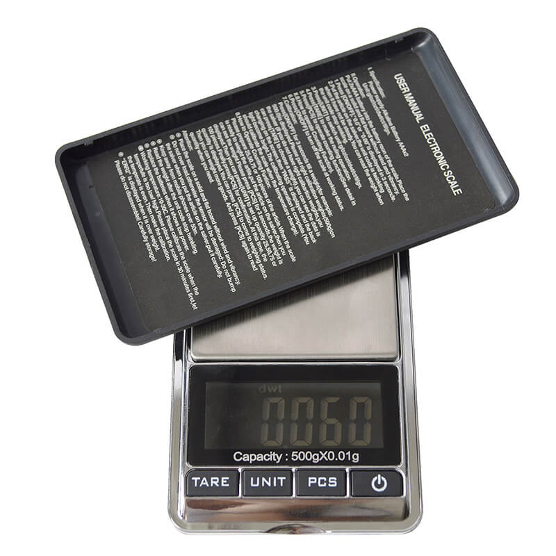 De Buyer Küchenwaage - Präzisionswaage mit Deckel 0,01 g bis 500 g weitere Ansicht De Buyer Küchenwaage - Präzisionswaage mit Deckel 0,01 g bis 500 g