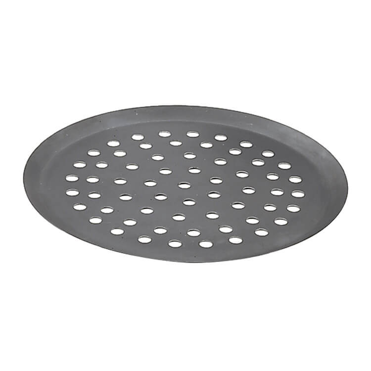 De Buyer Pizzablech gelocht aus Blaustahl, Ø 28 cm weitere Ansicht De Buyer Pizzablech gelocht aus Blaustahl, Ø 28 cm