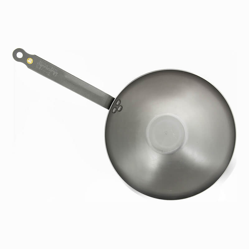 De Buyer Wok Mineral B Element Ø 32 cm mit Stielgriff aus Eisen weitere Ansicht De Buyer Wok Mineral B Element Ø 32 cm mit Stielgriff aus Eisen