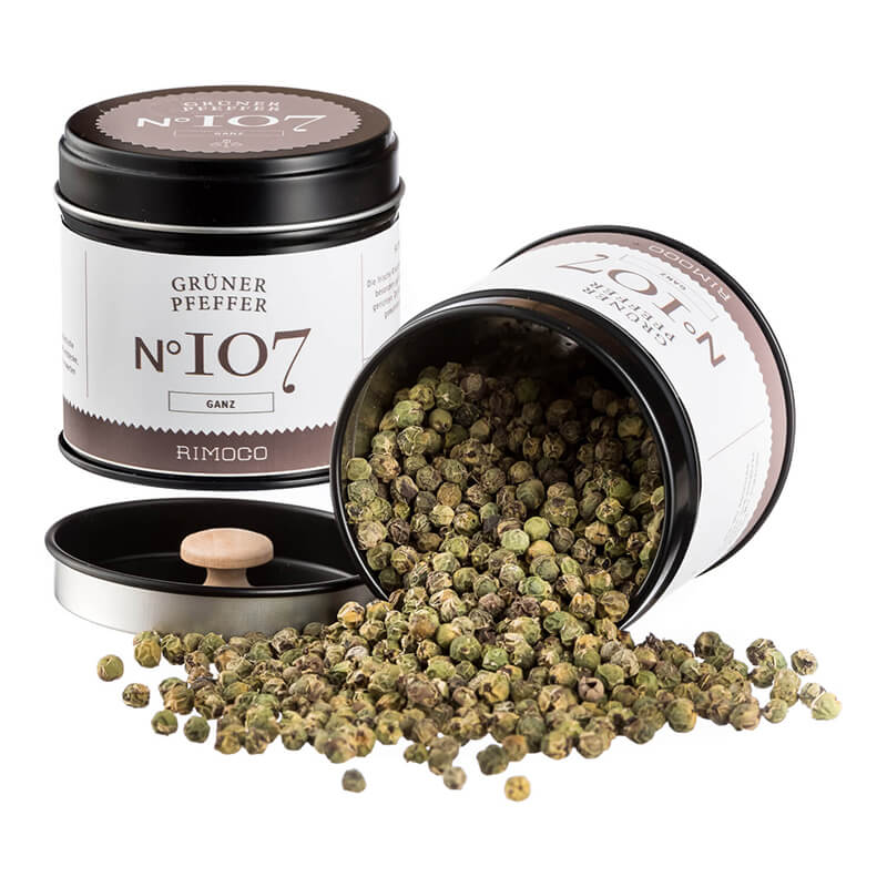 Bio Grüner Pfeffer N° 107 von Rimoco, 35 g weitere Ansicht Bio Grüner Pfeffer N° 107 von Rimoco, 35 g