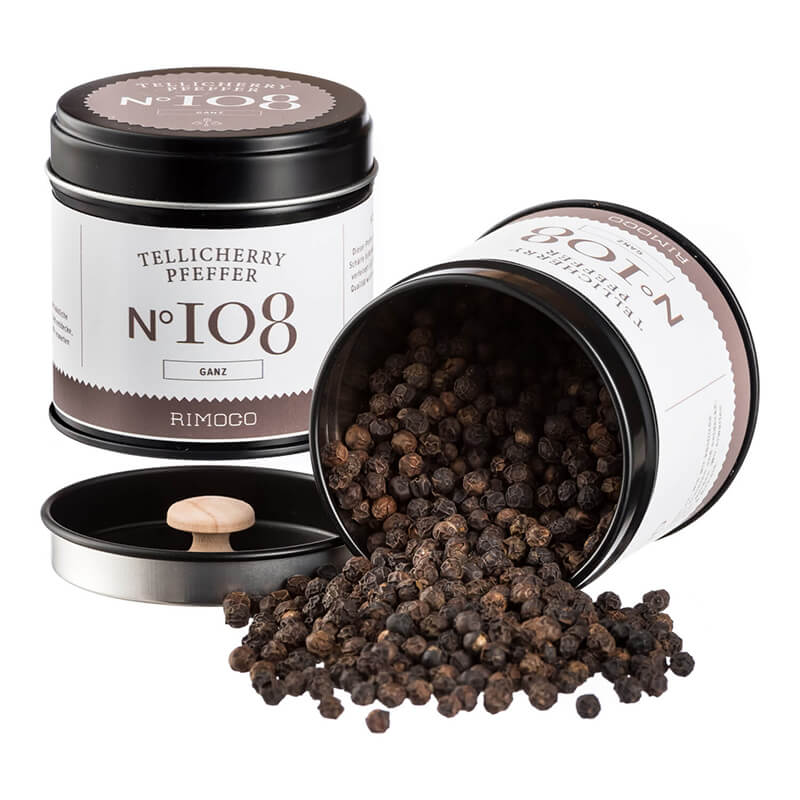 Bio Tellicherry Pfeffer N° 108 von Rimoco, 60 g weitere Ansicht Bio Tellicherry Pfeffer N° 108 von Rimoco, 60 g