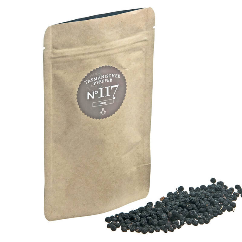 Tasmanischer Bergpfeffer Nachfüllpack N° 117 von Rimoco, 45 g weitere Ansicht Tasmanischer Bergpfeffer Nachfüllpack N° 117 von Rimoco, 45 g