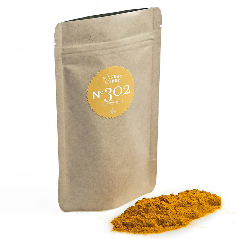 Bio Madras Curry Nachfüllpack N° 302 von Rimoco, 75 g