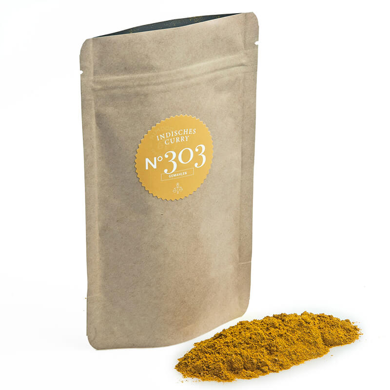 Bio Indisches Curry Nachfüllpack N° 303 von Rimoco, 65 g