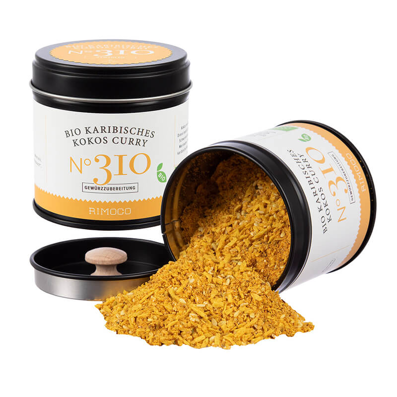 Bio Karibisches Kokos Curry N° 310 von Rimoco, 55 g
